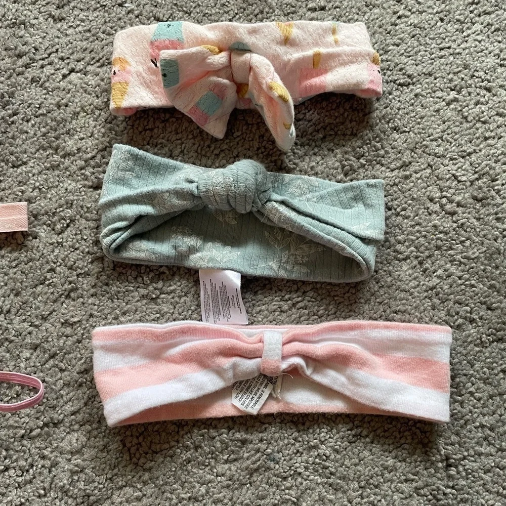 Set Of 6 Infant Toddler Girls Headbands